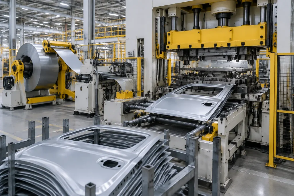 automotive stamping feeder for car parts