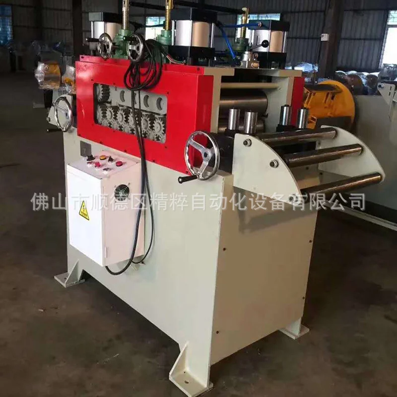 BTL Series Thick-Plate Straightener Machine 04 | Jingcui Automation heavy duty thick plate straightener in stamping line