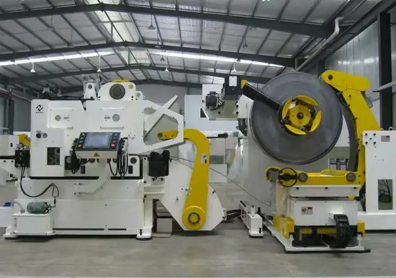 NLF4 3-in-1 decoiler straightener feeder for thick plate