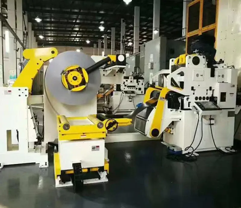 NLF4 3-in-1 decoiler straightener feeder for thick plate
